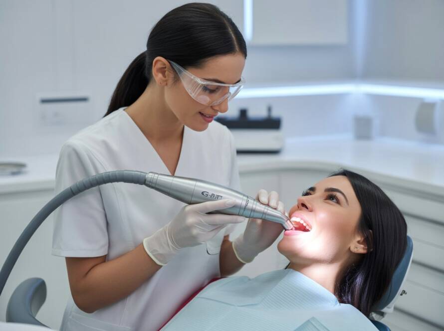 sistema pulizia dentale innovativo gbt air flow a napoli